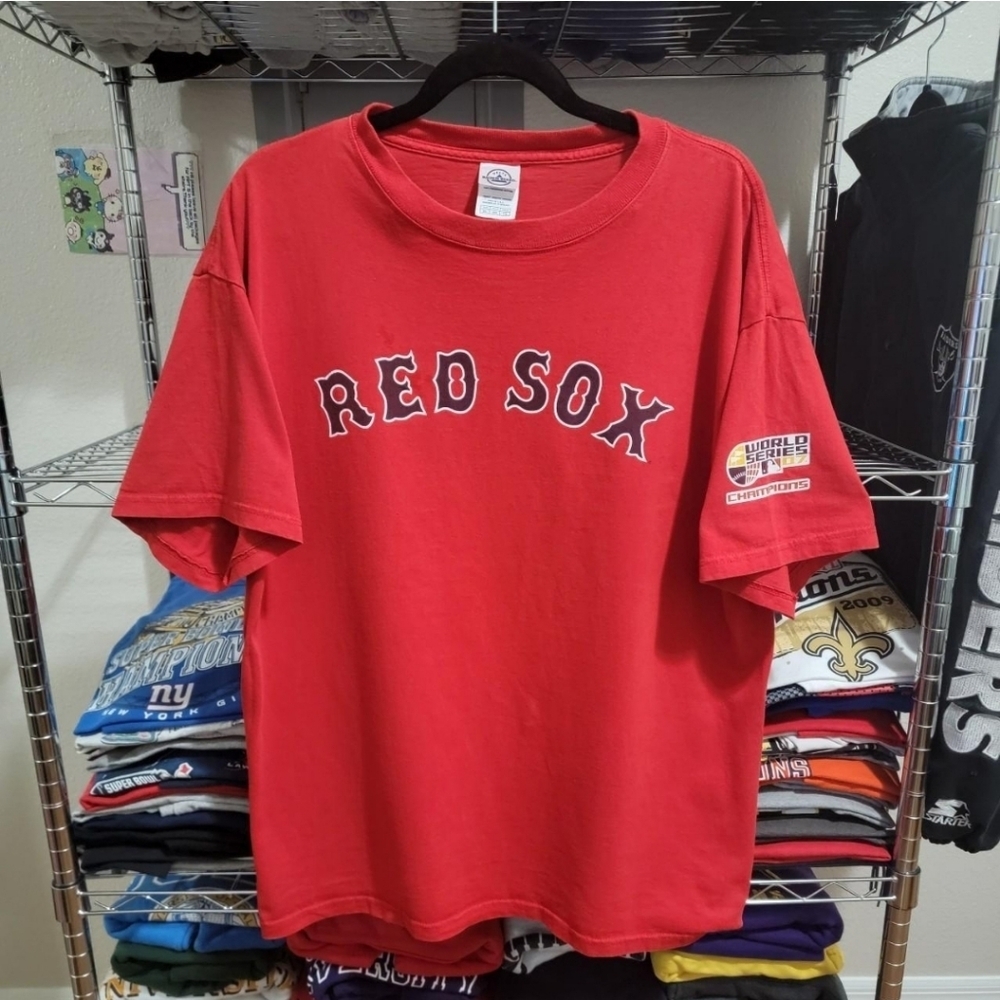 Boston Red Sox Mens Size XL Red 2007 World Series t-shirt